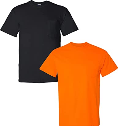 Gildan Men's DryBlend Workwear T-Shirts with Pocket, 2-Pack