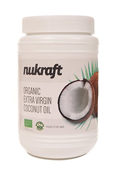 Organic Coconut Oil by Nukraft: 1kg (also available in 250g and 500g)
