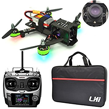LHI FPV RTF Full Carbon Fiber 220 mm Quadcopter Race Copter Racing Drone with Radiolink AT9 Remote Controller 1000TVL Camera TS5828 FPV 5.8G 32CH 600mW Transmitter TX(Assembled)