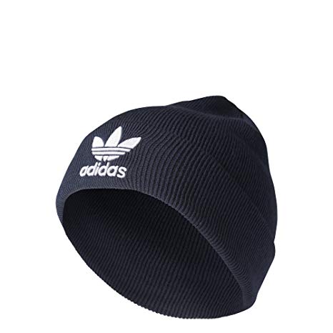 adidas Originals Women's Trefoil Logo Beanie OSFM Blue