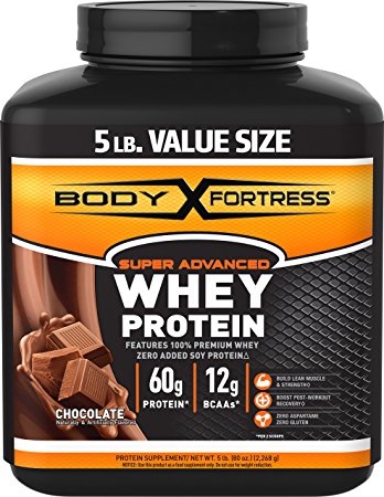 Body Fortress Super Whey Protein, Chocolate,80 Ounce