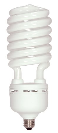 Satco S7377 105 Watt (400 Watt) 7000 Lumens Hi-Pro Spiral CFL Daylight White 5000K  Medium Base 120 Volt Light Bulb