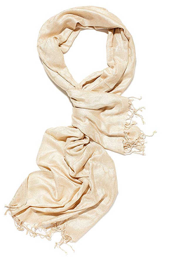 Ladies Cotton Scarf For Evening Dress Glittering Shawls Dressy Scarves For Women
