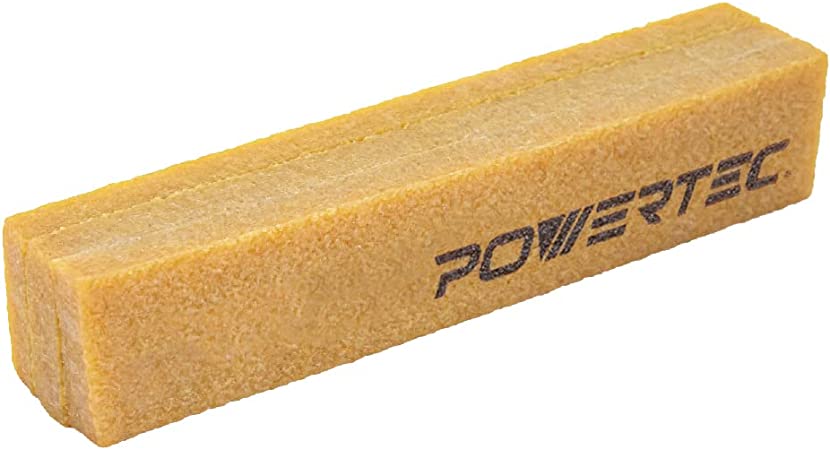 POWERTEC 71002V Abrasive Cleaning Stick for Sanding Belts & Discs | Natural Rubber Eraser - Woodworking Shop Tools for Sanding Perfection