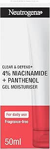 Neutrogena® Clear & Defend  Gel Moisturiser with Niacinamide & Panthenol