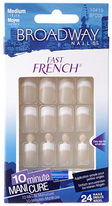 Kiss Broadway fast french nail kit, Slope, 23 Grams