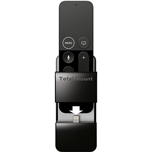 NEW - TotalMount Apple TV Remote Holder (Safeguards and Charges Apple TV Remote Controls)