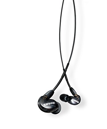 Shure SE215-K-UNI Sound Isolating Earphones with Inline Remote & Mic for iOS/Android