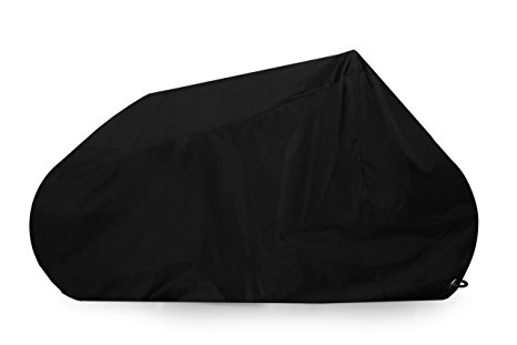 Motorbike Cover - Goose - Premium Grade Lockable Motorcycle Cover - Heavy Duty 210D Waterproof Oxford Fabric - The Ultimate Motorcycle Protection - Black - Various sizes. (Size 3XL)