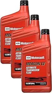 Motorcraft XT10QLVC Mercon Lv Automatic Transmission Fluid (1Qt) (Pack of 3)