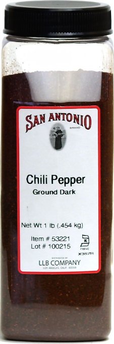1-Pound Premium Ground New Mexico Dark Chili Pepper Powder