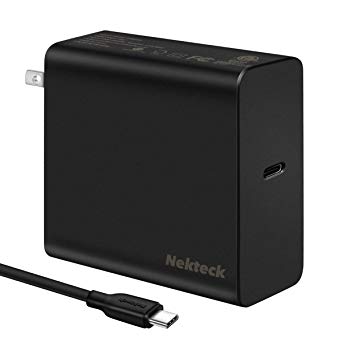 USB C Wall Charger, Nekteck 60W Type C Laptop Power Adapter with Power Delivery for MacBook Pro/Air 2018, HP Spectre, Dell XPS, Matebook, iPad Pro, iPhone, Galaxy, Pixel, Nintendo Switch, and More