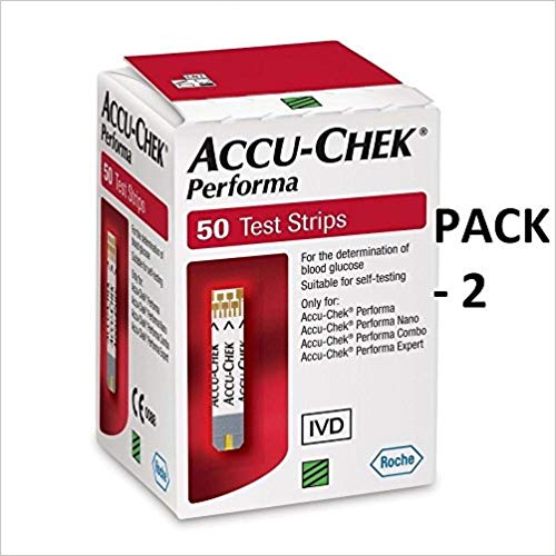 Accu-Check Performa Tablet Strips (Pack of 50 X 2 )