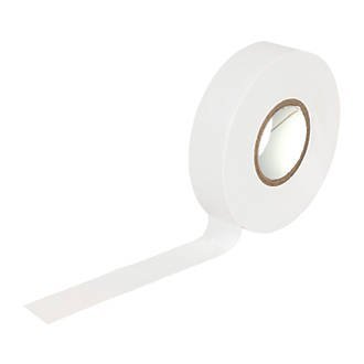 TechWareGames 20 Metre's Electrical PVC Insulating Insulation Tape White 19mm Wide