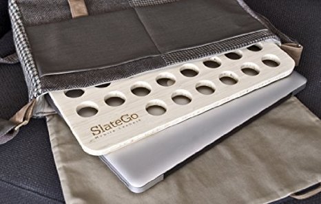 SlateGo Mini: Mobile LapDesk - Travel Size Lap Desk (For 13" Laptops)