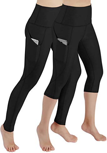 ODODOS Out Pocket High Waist Yoga Pants,Tummy Control,Pocket Workout Yoga Pant