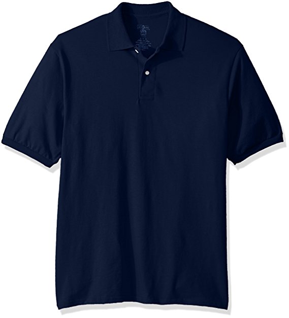 Jerzees Men's Spot Shield Short Sleeve Polo Sport Shirt