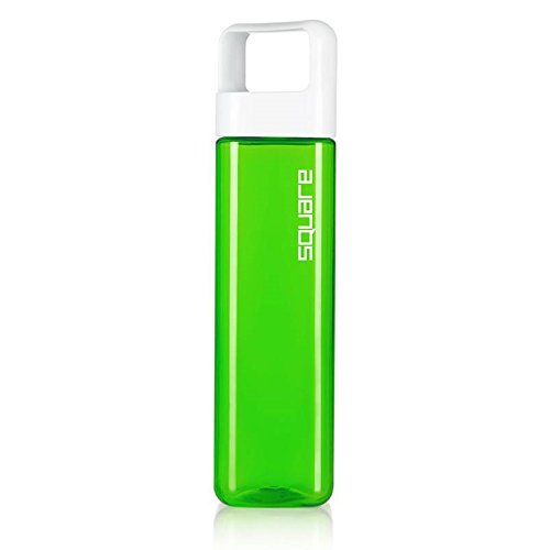 Clean Bottle The Square Leak Proof BPA-Free Tritan Plastic Sports Water Bottle