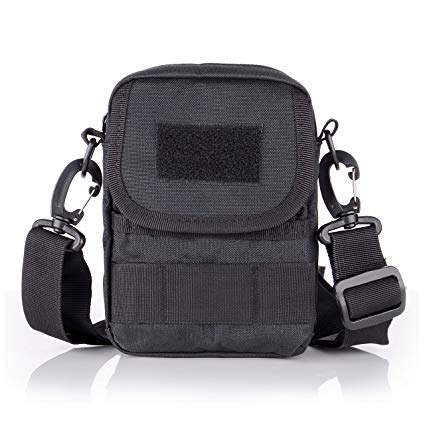 Tactical Messenger Bag,U-Times Small Nylon Shoulder Bag Molle Pouch for Phones