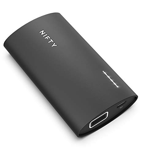 [New Model] NIFTY Mobile Charger for iPhone X, 8, 8 Plus, iPads and MacBook with Apple Fast-Charging, Quick Charge 3.0 and 3A USB-C Output and Input