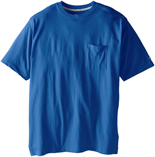 Champion Men's Big-Tall Jersey Pocket T-Shirt