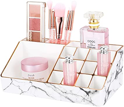 Moko Small Makeup Organizer, Premium Quality Cosmetic Storage for Lipsticks, Brushes