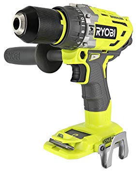 Ryobi P251 One  18V Lithium Ion 750 Inch Pound Brushless Hammer Drill Driver w/ 3 Drilling Modes, 24 Position Clutch, and Ergonomic Handle (Renewed)