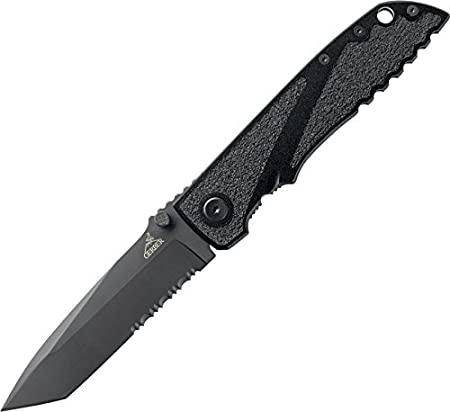 Gerber Icon Tanto Knife, Serrated Edge [31-000372]