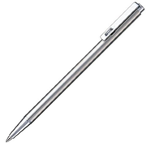 Zebra Mini Ballpoint Pen T-3, Black Ink, Silver (T-3)