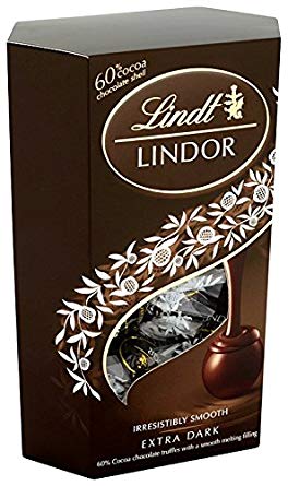 Lindt Lindor 60% Dark Chocolate Cornet 200 g (Pack of 2)