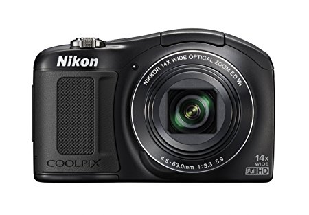 Nikon COOLPIX L620 18.1 MP CMOS Digital Camera with 14x Zoom Lens and Full 1080p HD Video (Black) (OLD MODEL)