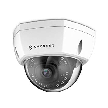 Amcrest ProHD Outdoor 1080P PoE Vandal Dome IP Security Camera - IP67 Weatherproof, 2MP (1920 TVL), IP2M-851EW (White)