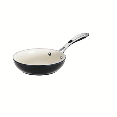 Tramontina 80110/018DS Gourmet Ceramica Deluxe Fry Pan, Metallic Black, 8"