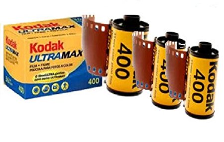 3 PACK Kodak Ultramax 400 Color Print Film 36 EXP. 35MM DX 400 135-36 (108 PICS)