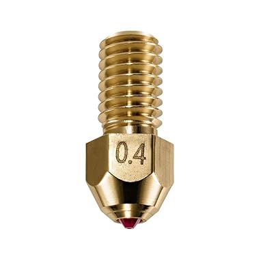 Ruby Tip 3D Printer Nozzles for Elegoo Neptune 4/4 Pro, Hardened & Abrasion Resistant for Precision Additive Manufacturing (Neptune 4, 0.4mm)