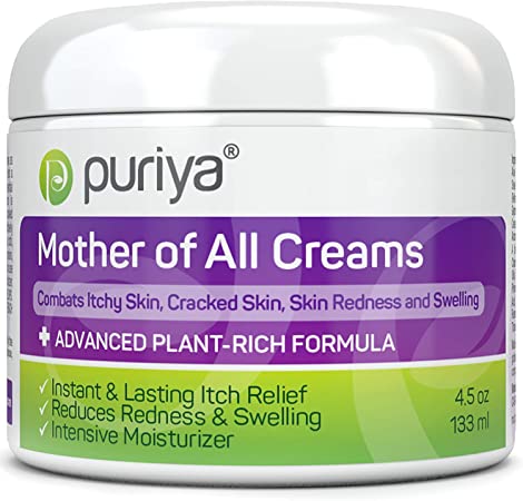 Puriya Intensive Moisturizing Cream for Sensitive and Irritated Skin, Dermatologist Reviewed, Clinically Tested Plant Rich Formula, Soothes Rough, Dry, Scaly Patches, Trusted by 300,000 Families