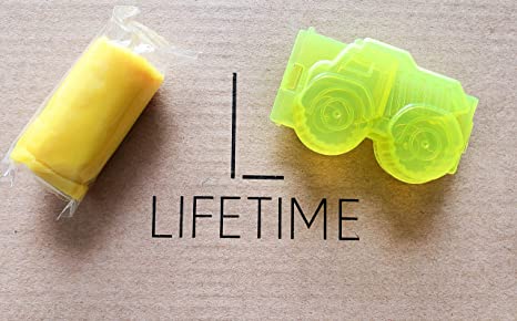 Construction Truck Kids Party Favor, Play Dough with Car Shape for Building Birthday Celebrations Supplies Gift Giveaways Goody Bag Filler Non Toxic Reward Yellow Molding Putty Boys Girls Set