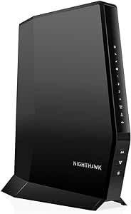 NETGEAR Nighthawk Cable Modem   WiFi 6 Router Combo (CAX30) - Compatible with all Major Cable Providers Incl. Xfinity, Spectrum, Cox - AX2700 (up to 2.7Gbps) - DOCSIS 3.1