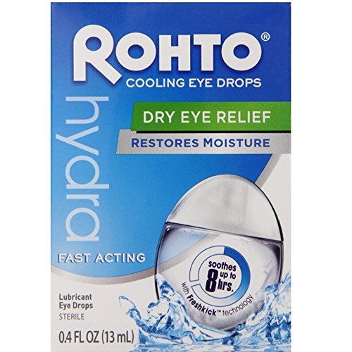 Rohto Hydra Dry Eye Drops 0.40 oz (Pack of 6)