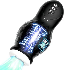 Male masturbators, Black Toy with Powerful Thrusting Rotating Modes for Stimulation, Electric Pocket Men's Hoodies G4AF