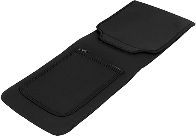 KuRoKo Keyboard Neoprene Sleeve Case(up to 18 Inches), with Wireless Mouse Storage & Cable and Charger Pouch (Black)