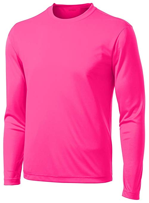 DRI-Equip Long Sleeve Moisture Wicking Athletic Shirts