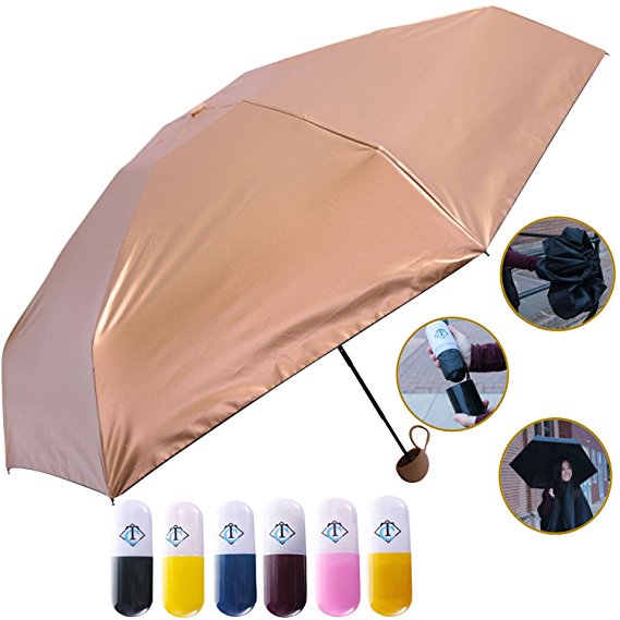 Travella Lightweight Umbrella Weatherproof No Drip Nano Coated UV Protection