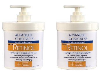 Spa Size Advanced Firming Retinol Cream 16oz - Set of Two