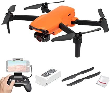 Autel Robotics EVO Nano  Drone, 1/1.28" CMOS 50MP 4K/30fps HDR Video PDAF   CDAF Autofocus Master Subject Tracking Advanced Obstacle Avoidance 10km 2.7K Video Transmission, 249g Ultralight Foldable Camera Quadcopter with 3-Axis Gimbal (Orange)