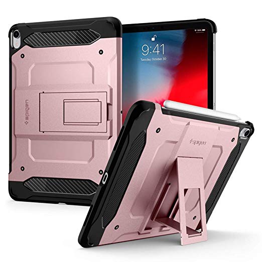 Spigen Tough Armor Tech Designed for iPad Pro 11 Case (2018) - Rose Gold