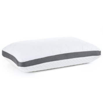 Perfect Cloud Diamond Rest Gel Pillow - Ventilated Air Comfort Memory Foam. Dual Comfort Case for Warm or Cool Sleepers.