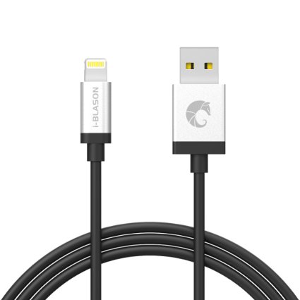 iPhone 6 Cable Apple MFi Certified i-Blason Lightning Cable Heavy Duty 6ft  18m for iPhone 6 Plus  Air 5s  5c  5 iPad Air  Air 2 mini  mini with Retina Display iPad Mini 3 iPad 4th generation iPod 5th generation  iPod nano 7th generation Black