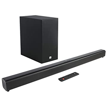 JBL Cinema SB160 by Harman 2.1 Channel Soundbar with Wireless Subwoofer (220 Watts, Dolby Digital, Extra Deep Bass)