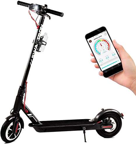 Swagger 5 High Speed Electric Scooter for Adults with 8.5” Tires, Cruise Control and 1-Step Portable Folding